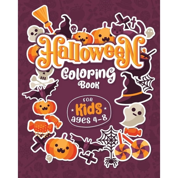 Halloween Crafts for Kids HALLOWEEN COLORING BOOKS FOR KIDS ages 4-8: Children Coloring and Activity Workbooks for Kids: Boys, Girls and Toddlers, Book 2, (Paperback)