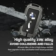 thumbnail image 6 of Zinc alloy Car Remote Key Case Cover Shell For Volvo A 3 buttons key case S60 S90 XC40 XC60 XC90 V60 V90 C40 Accessories, 6 of 26