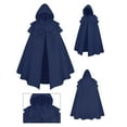thumbnail image 3 of MuZeFu Women Long Sleeve Shacket Jacket Hot Sale Clearance&nbsp; Womens Casual Loose Solid Color Sleeveless Hooded Casual Jacket Cloak Tops, 3 of 3