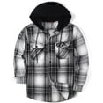 thumbnail image 3 of Alex Vando Mens Button Down Shirts Regular Fit Long Sleeve Casual Plaid Flannel Shirt, 3 of 6