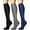 Black Gray Navy, variant on 3 Pairs Medical Sport Compression Socks - 15-20mmhg Graduated Knee-High Support for Men & Women, Ideal for Soccer, Running, and Nurses
