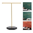 thumbnail image 3 of jifeng Jewellery Stand Hanging Organizer Marble Base Show Rack for Ears Black, 3 of 9