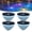 4pc, variant on Solar Floating Pool Light with Fish Projection, Floating Pool Lights Solar Powered, Color Changing Waterproof Pool RGB Lights, 5 Modes for Pool,Tub & Backyard Party Decor