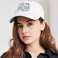 thumbnail image 4 of Glitter Baseball Hat Best mom ever Embroidery Dad Caps for Men Cool Adjustable for BoatingwhiteOne Size, 4 of 6