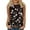 Black, variant on Giftesty Tank Tops for Women Casual Printed Sleeveless Round Neck Top Blouse