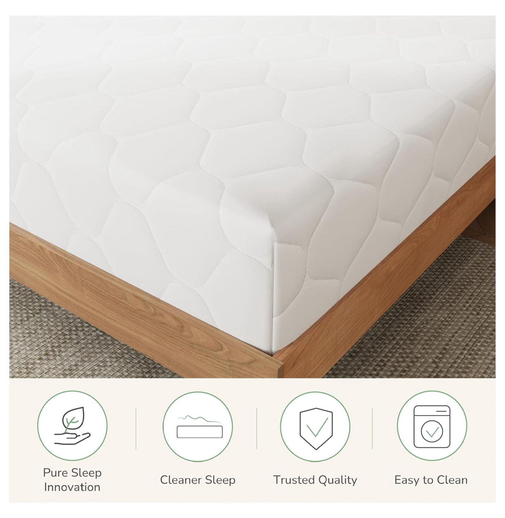 Twin Mattress, 6 Inch Cooling Memory Foam Mattress for Deep Sleep & Pressure Relief, Medium Feel, Bed in a Box, Breathable, Certified, 75" L x 38" W