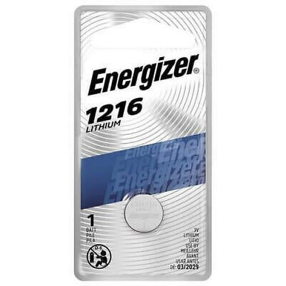 3Pc Energizer Lithium 1216 3 V Keyless Entry Battery 1 pk