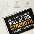 thumbnail image 6 of Elephant Stock Inspirational Gym Wall Art - Horizontal Canvas Wall Art - Living Room Wall Decor - Wall Signs Canvas - Orange And White Decor - 12" x 8", 6 of 8