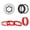 Gear Teeth:21T, variant on Bicycles Cassette Cog Freewheels Mountain Bike Freewheels High Strength Single Speed Flywheel Easily to Install