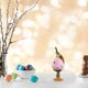 thumbnail image 4 of Fiudx Decoración de Pascua para El Hogar, Exquisita Pintura Esmaltada Artesanal de Metal, Adornos de Diamantes de Imitación, Elegante Caja de Regalo, Pieza de Exhibición Versátil, Perfecta para Celeb, 4 of 6