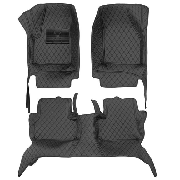 Tuqiang Auto Car Mats for infiniti G25 G35 G37 Q40 Sedan 2007-2013 5 Seats Carpet Protection PU Leather Car Liners All Weather Black 3pc