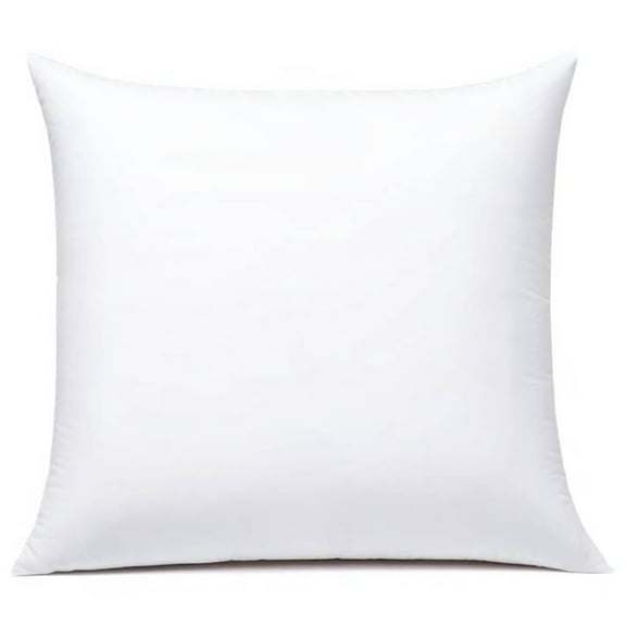 Throw Pillow Inserts 18x18 Inches, Premium Pillow Stuffer Forms for Decorative Pillow Covers, Square Cushion Filling, Soft Polyester Fiber Fill, White