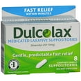 thumbnail image 2 of Dulcolax Laxative Suppositories 8 ea, 2 of 4