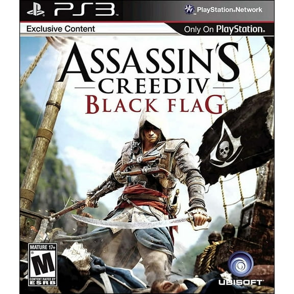 ps3 assassin creed iv blk flag ***