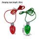 thumbnail image 2 of Collares con bombillas navideñas que se iluminan, collares festivos, accesorios navideños con luces intermitentes para mujeres, hombres y niños, regalos para fiestas navideñas, calcetines navideños, 2 of 5