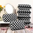 thumbnail image 4 of Bolsa de maquillaje SOIDRAM Checkered Preppy Black, 6 unidades, con bricolaje, 4 of 7