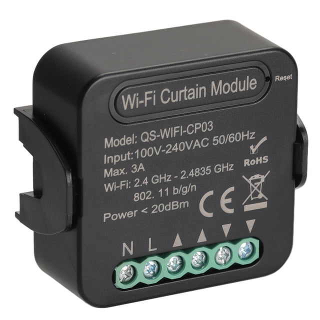 Módulo de cortina WiFi Aplicación inalámbrica Control remoto interruptor de cortinas inteligentes 100-240VAC