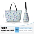 thumbnail image 4 of Sigee Colorful Butterfly Print Extra Large Waterproof Beach Travel Bag with Zipper - Durable and Versatile for Vacation, Gym, and Daily Use, 4 of 7