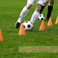thumbnail image 1 of Conos de tráfico deportivo, 10 piezas Conos de entrenamiento de fútbol Marcadores Conos de tráfico Barreras de fútbol altamente visibles Conos de se?al de entrenamiento Cono de agilidad de(naranja) Ecomeon no, 1 of 6