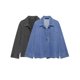 thumbnail image 2 of HH TRAF Otoño Mujer Denim Jersey Elegante Nuevo Bolsillo Solapa Camisa Tops Mujeres Viajes Calle Mujeres 2-Color Top Mujer, 2 of 4