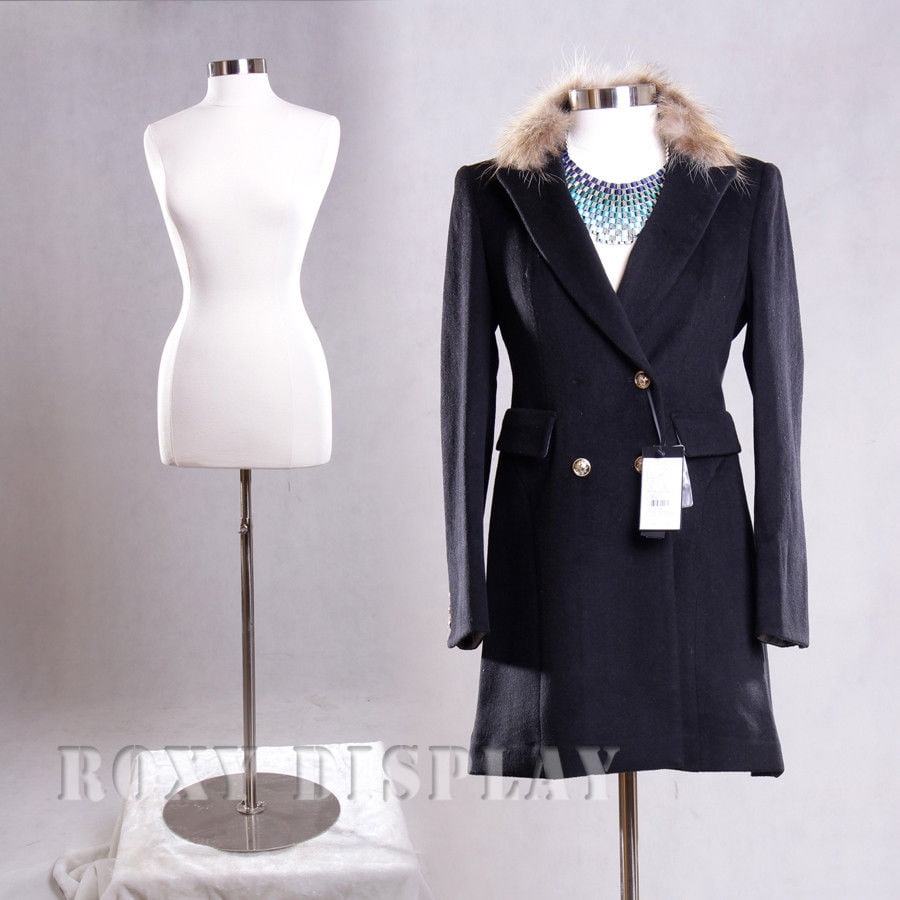 Female Size 14-16 Mannequin Manequin Manikin Dress Form #F14/16BK+BS-02BKX 