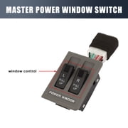 Unique Bargains Car 2 Rows 6 Pin Power Window Switch Master for PRIDE