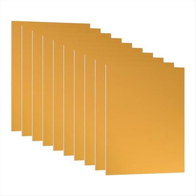 Hoja de Aluminio Anodizado de 3,3x2,1x1/32 Pulgadas, Placa de Aluminio Rectangular de Metal de 10 Piezas, Espacios en de Grabado de 0,8 mm de Espesor para C