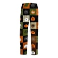 thumbnail image 5 of Satingcolo Men's Halloween Print Pajama Pants,Drawstring Casual Sleep Pants Pjs Bottoms,Halloween Gift For Men, 5 of 6