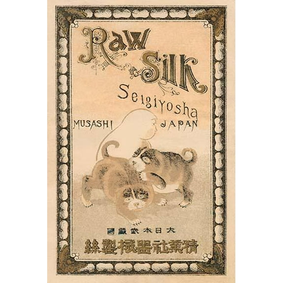 Raw Silk Seigiyosha Japan-Fine Art Canvas Print (20" x 30")