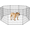 Black, variant on YRLLENSDAN 48/42/36/30/24 inch Dog Pen for Outside, 8 Panel Exercise Fences Pet Playpen with Door Puppy Crate Fence Pet Gate Play Yard Large Dog Kennel for Backyard for Small Medium Dogs