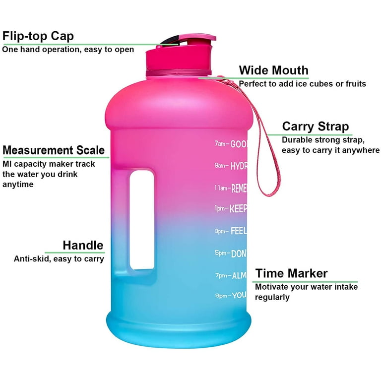 YOU GOT THIS LIVING Motivational Water Bottle with Straw & Handle,One  Gallon Water Bottle 128 oz/3.8…See more YOU GOT THIS LIVING Motivational  Water