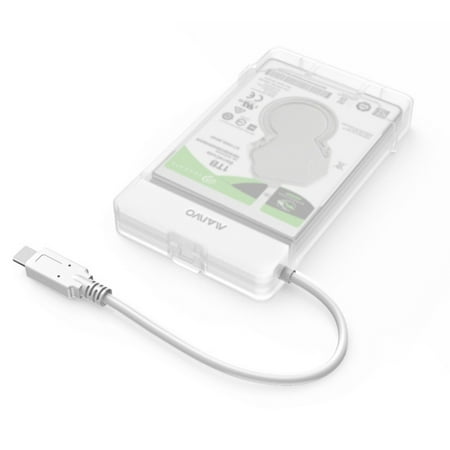 

Artoneday MAIWO K104C USB Type-C Hard Disk Box Drive Enclosure Anti-shock Protective Case Adapter Replacement for WINDOWS XP Vista/7/8/10 White