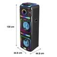 thumbnail image 5 of Bocina Bluetooth KAISER KDS-1204A 2 x 12 pulg Luz LED 70 000 WPMPO, 5 of 5