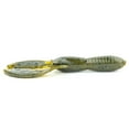 thumbnail image 3 of NetBait Baby Paca Craw Green Pumpkin, 9pc Crawfish Freshwater Fishing Soft Baits, 3 of 5