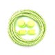 thumbnail image 1 of 1 par de zapatillas deportivas con cordones para zapatos de 120cm, cordones para correr con hebillas, cuerdas elásticas, cordón de decoración, Accesorios de disfraces Amarillo fluorescente Minnieouse AP012627-17, 1 of 6