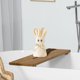 thumbnail image 5 of Toalla conejos Pascua terciopelo coral, regalo., 5 of 5
