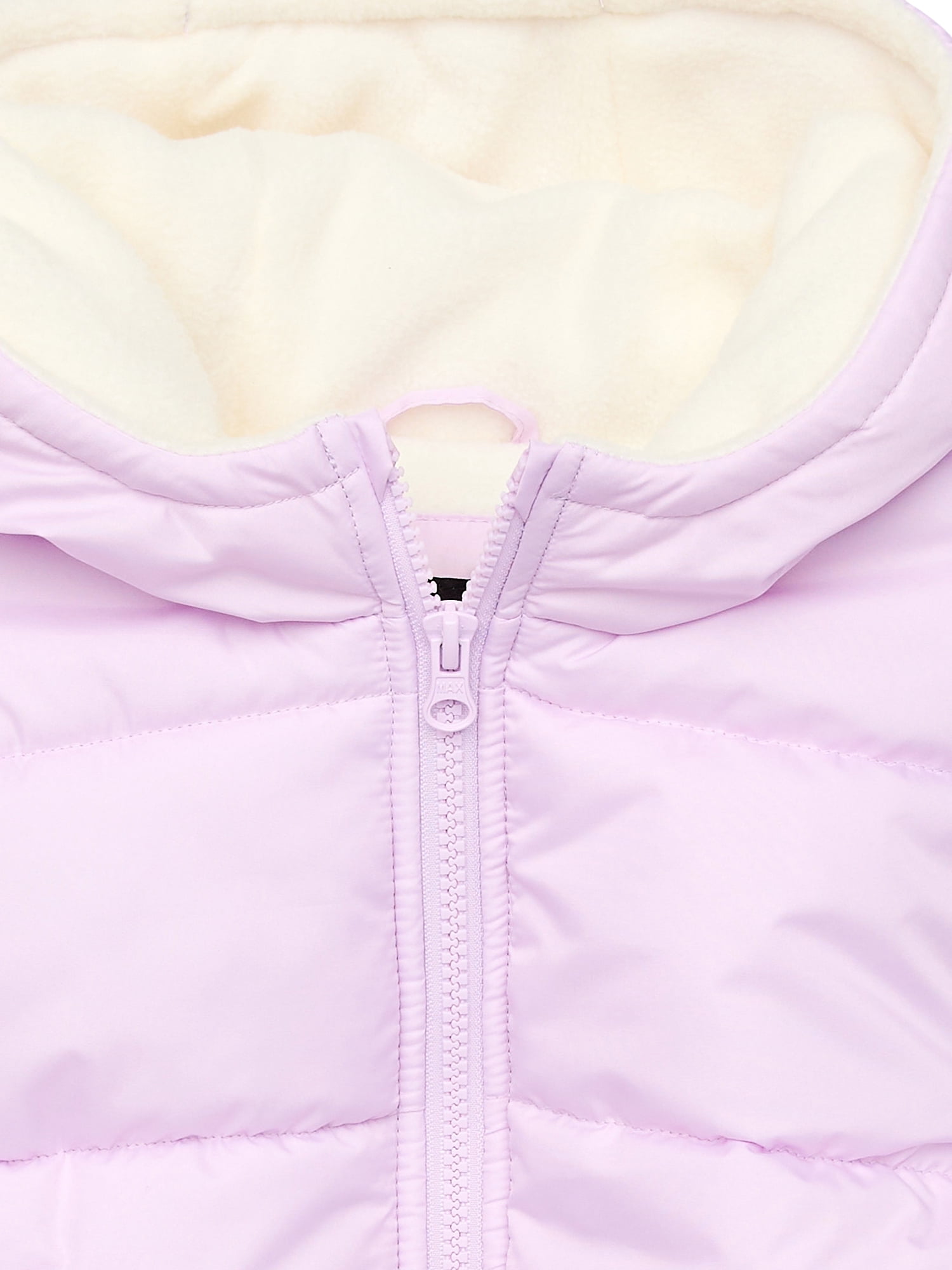 London Fog Girls’ Puffer Coat with Hood, Sizes 4-16