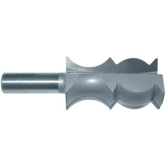 Magnate 5513 Crown Molding Carbide Tipped Router Bit - 2-1/4" Cutting Length, 1-1/4" Overall Diameter, 1/2" & 3/4" Radius