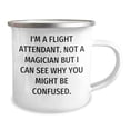 thumbnail image 2 of Flight Attendant Gifts from Friends to a Birthday Magician - Funny Camping Mug, 2 of 4