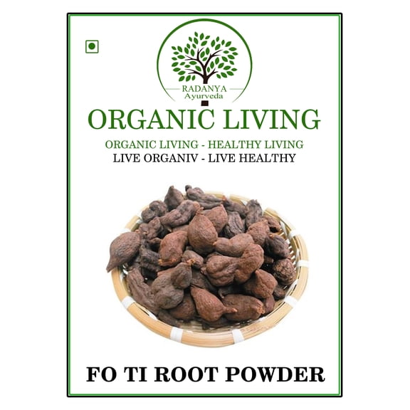 RADANYA Ayurveda Fo Ti Root Powder, Pack Size: 50g