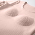 thumbnail image 5 of Wancir Women 's Modal T Shirt Bra Long Sleeve Pajama Yoga Top Padded Casual Top Tee Shirt with Built in Bra Basic T-Shirts, 5 of 8