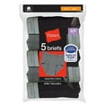 thumbnail image 2 of Hanes Boys' Exposed Waistband Tagless Briefs Underwear 5 Pack Sizes 10/12 -18/20, 2 of 4