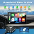 thumbnail image 3 of Herilary Wireless Apple CarPlay Adapter Car Play Cars Stereo Wireless Adapter Magic Box for Factory Wired to Wireless CarPlay Dongle, Plug & Play, 3 of 11
