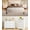 5 PCS-Set 4-White, variant on 5 Pieces Bedroom Furniture Set, Includes Queen Size Bed Frame with Headboard, Nightstand Sets of 2，6-Drawers Dressers and 4-Drawers Dressers with Cutout Handle,White