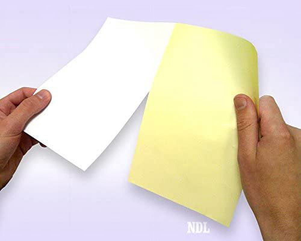 8-1/2 x 11" 2 Color Perforated Paper 2500 White/Yellow