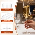 thumbnail image 4 of Champagne Flute Bride and Groom Wedding Toasting Champagne Glasses Set of 2 Embellished with Crystal or Pearl Wedding Engagement Christmas Present for Couple, 4 of 10