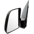 thumbnail image 4 of For Ford E-350 Econoline 1994 1995 1996 1997 1998 Door Mirror Driver Side | Manual | Non-Heated | Flat Type | Swing Lock | Paddle | Textured | Replacement For F4UZ17683A | FO1320172, 4 of 5