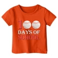 thumbnail image 1 of Icvfdpl T-Shirts Filles Rentrée Scolaire, Imprimé Garçon Col Rond Manches Courtes T-Shirt Haut Respirant Mode Urbaine 8-9 Ans, 1 of 4