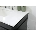 thumbnail image 4 of 36 inch single bathroom vanity in black, 4 of 8