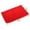 Red, variant on Ohmyroo 24x16 Inch Semicircular Chenille Bath Mat Non-Slip Absorbent Rug Suited to Vanity